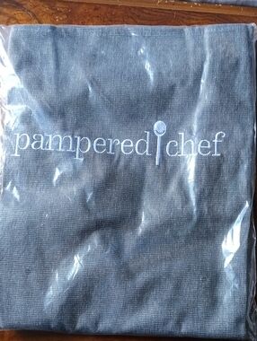 Pampered Chef Grey Cooking Apron